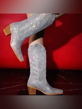 Rhinestone Sparkly cowboy boots